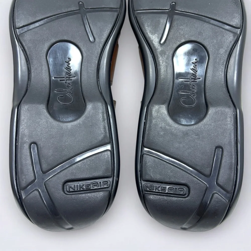 Cole Haan Sandals Men's Size 12 W Brown Leather NikeAir Dempsey Fisherman Preppy